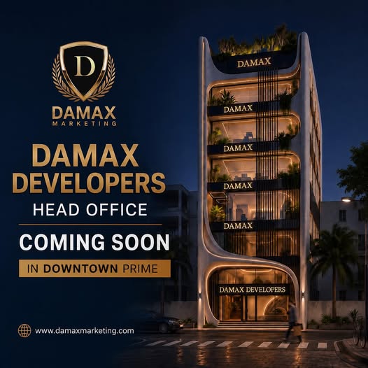 Coming Soon: Damax Developers Head Office in Downtown Prime
